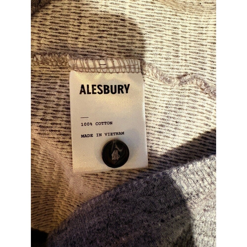 Alesbury Men's Heritage Style Henley Thermal Shirt Sz XL Gray 1/4 Zip Elevarted - Picture 6 of 12